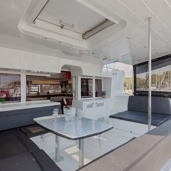 Un cockpit extérieur abrité et agréable