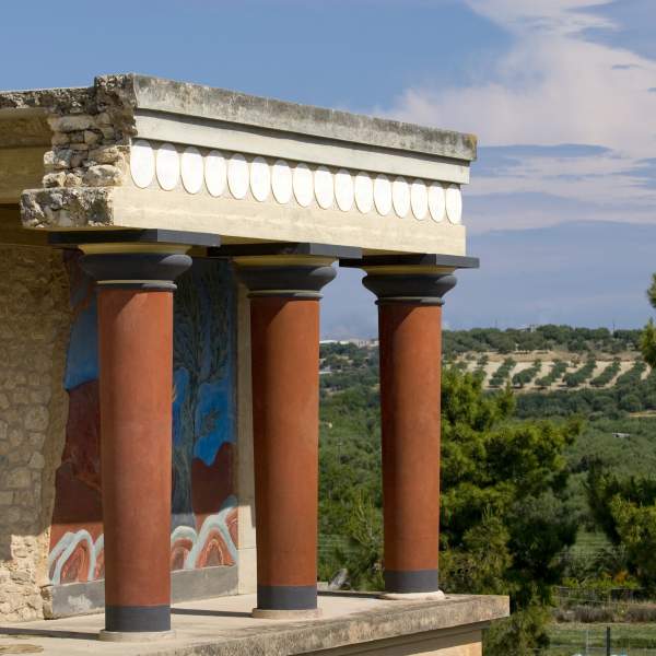 Le site archéologique crètois de Knossos