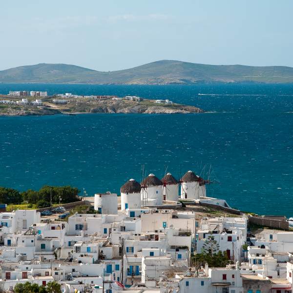 La festive et chic île de Mykonos