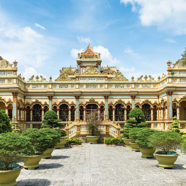 Le temple bouddhiste de Vinh Trang