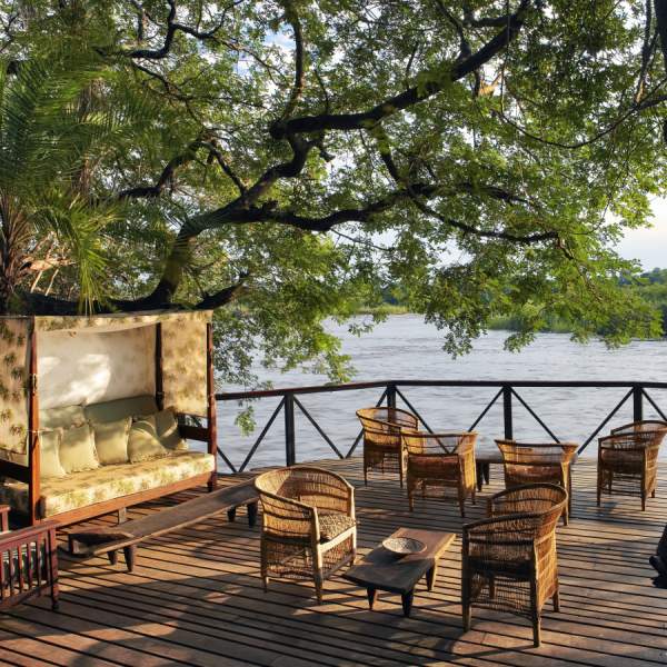 Profitez du calme de la nature et de cette vue magnifique sur le Zambèze