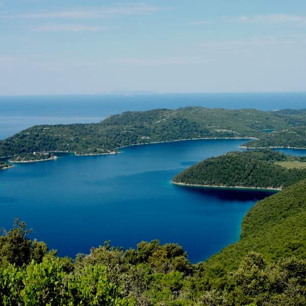 Mljet, surnommée l'île verte