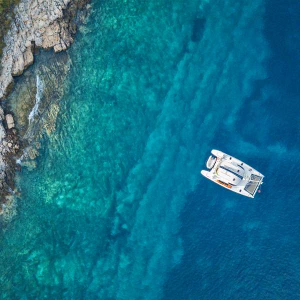 Lagon et eau turquoise : l'esprit du mouillage en croatie !