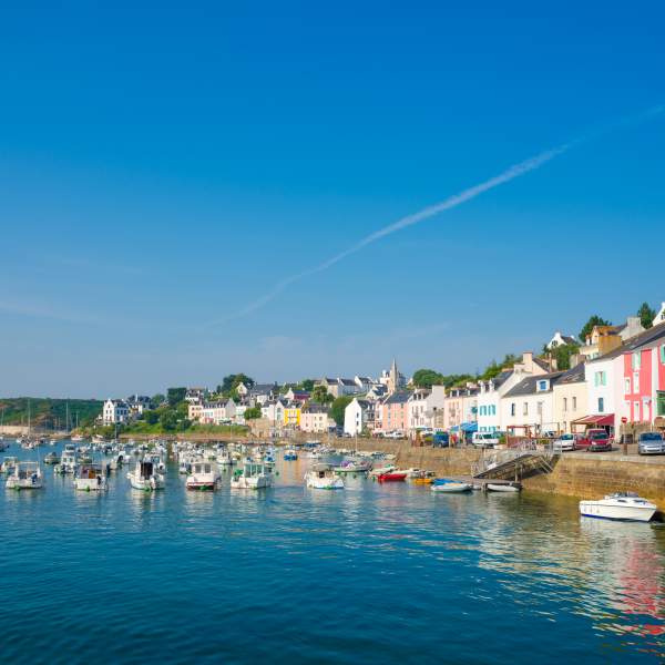 Le port de Sauzon à Belle-ïle