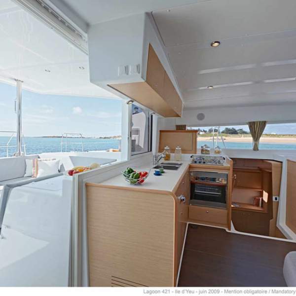 Un bateau spacieux et confortable