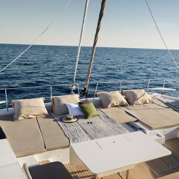 Moment farniente sur le flybridge