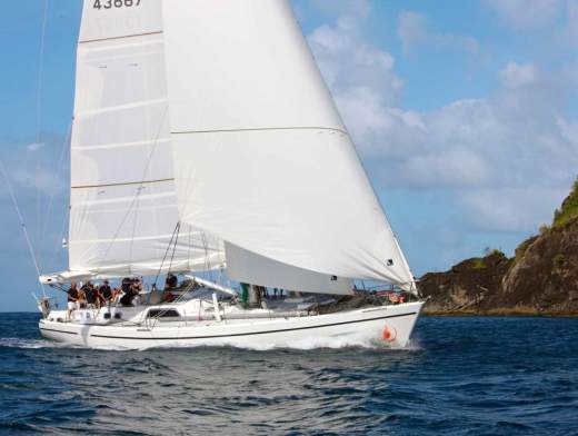 Stage aux Antilles à bord d'un voilier