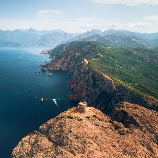 L'impressionnante pointe de Capo Rosso