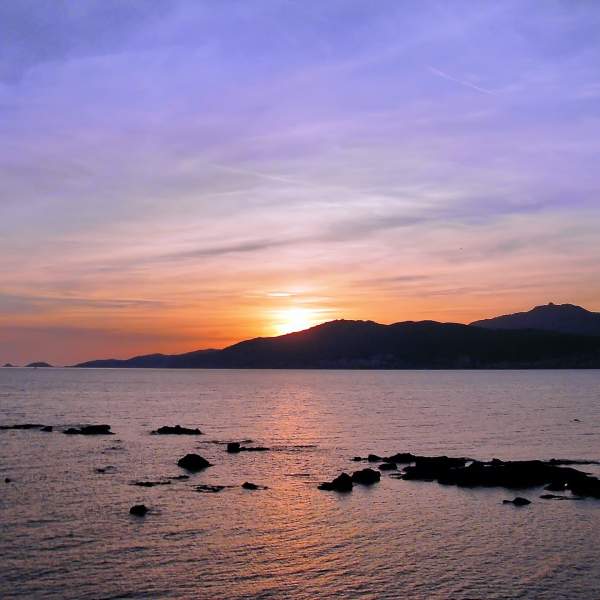 Le coucher de soleil des Îles Sanguinaires
