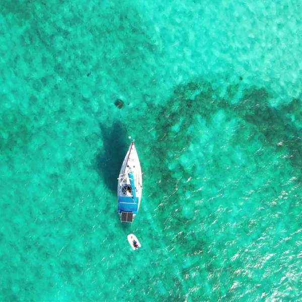 Des eaux turquoises
