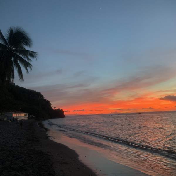 De beaux couchers de soleil