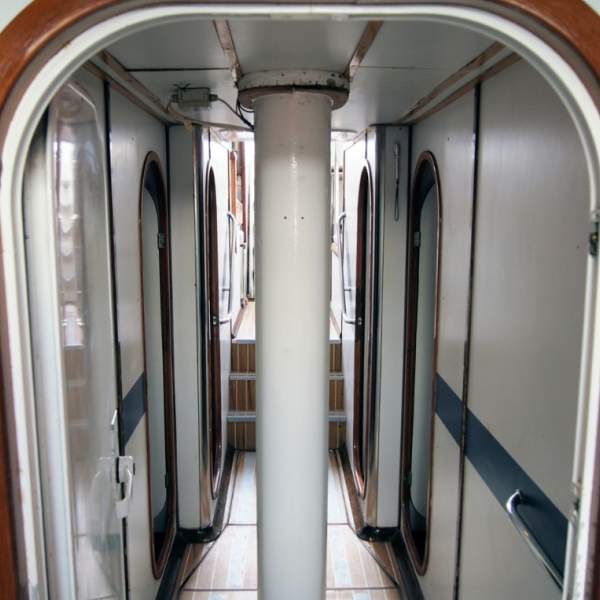 L'intérieur du monocoque