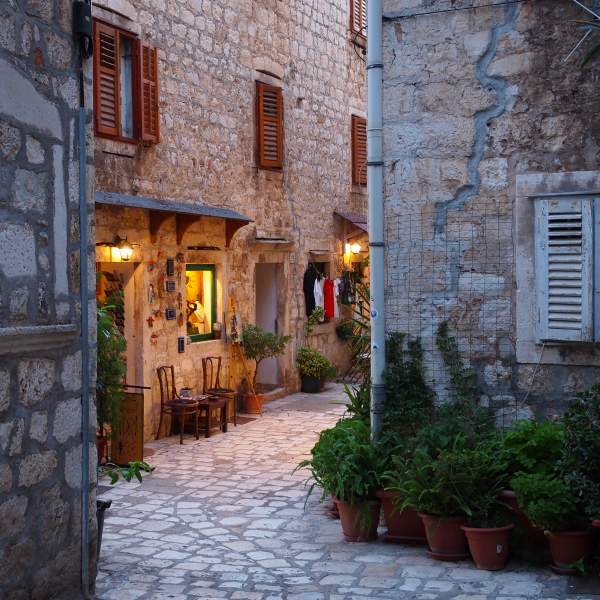 Dans les ruelles de Hvar